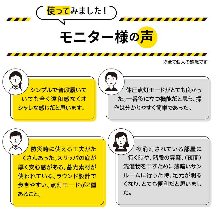 SONAENO 防災ライトルームシューズ