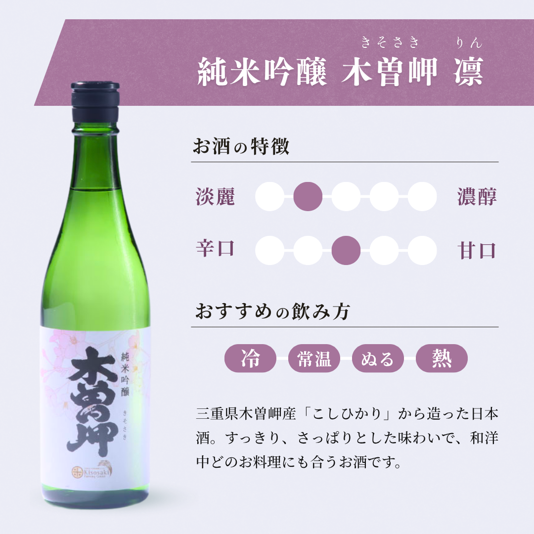 純米吟醸 木曽岬 凛