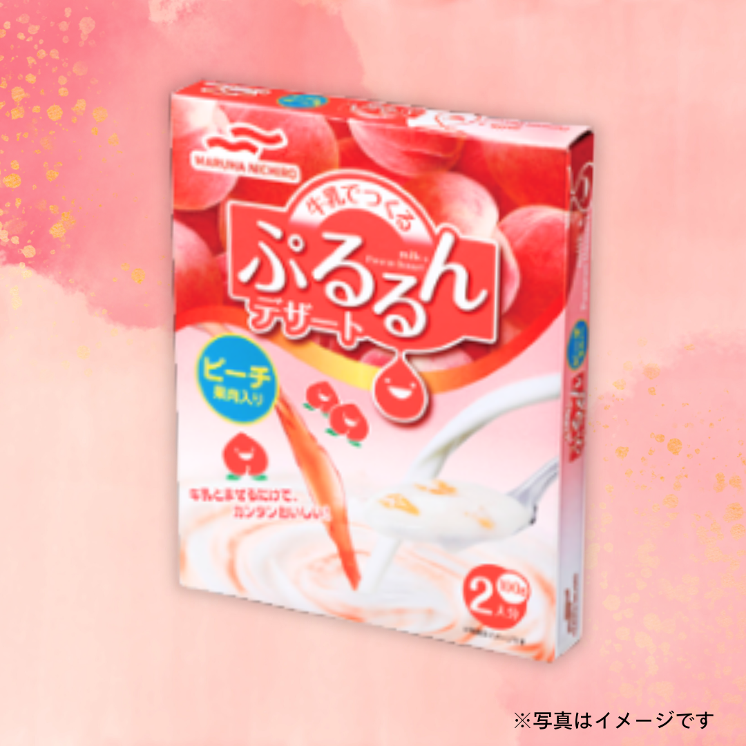マルハニチロ 牛乳でつくる ぷるるんデザート ピーチ
