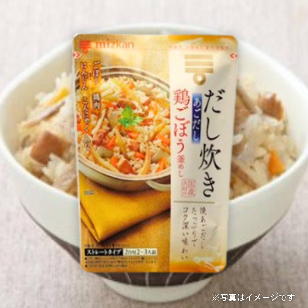 Mizkan だし炊きあごだし鶏ごぼう釜めし(2合用)540g