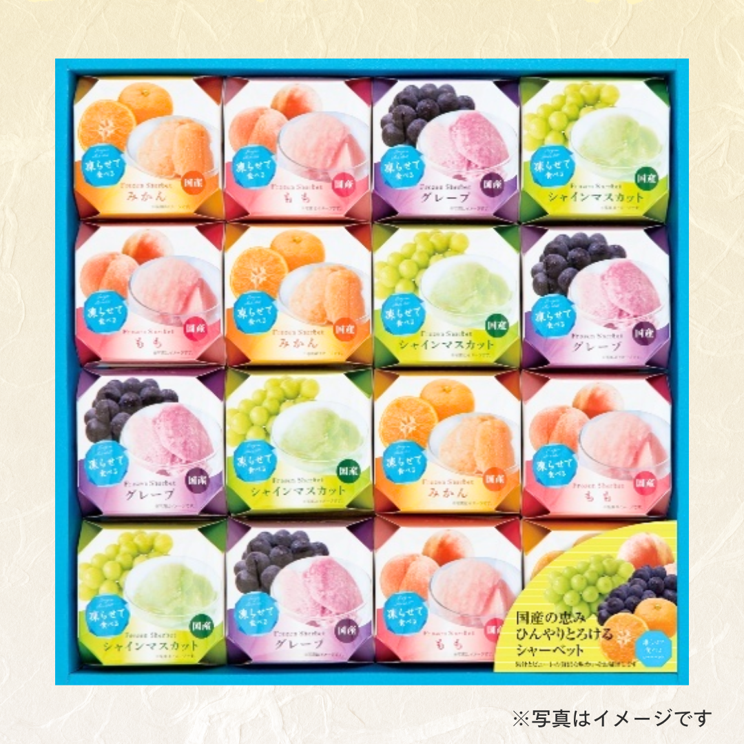 堂島ジョワイユ凍らせて食べるシャーベット(16個入)SHA-30