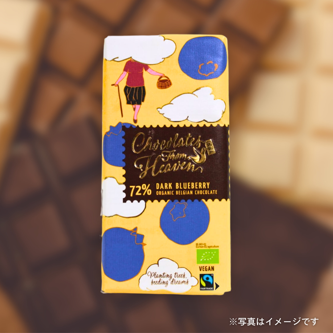 チョコレートフロムヘヴン 72%ダーク ブルーベリー 100g