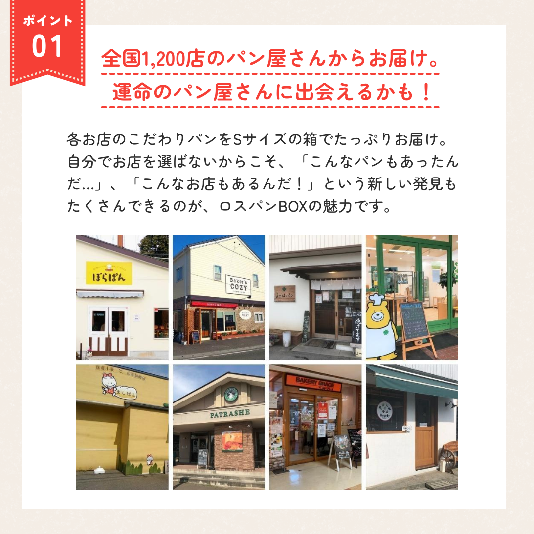 rebake×TSUNAGU tableおたのしみロスパンBOX