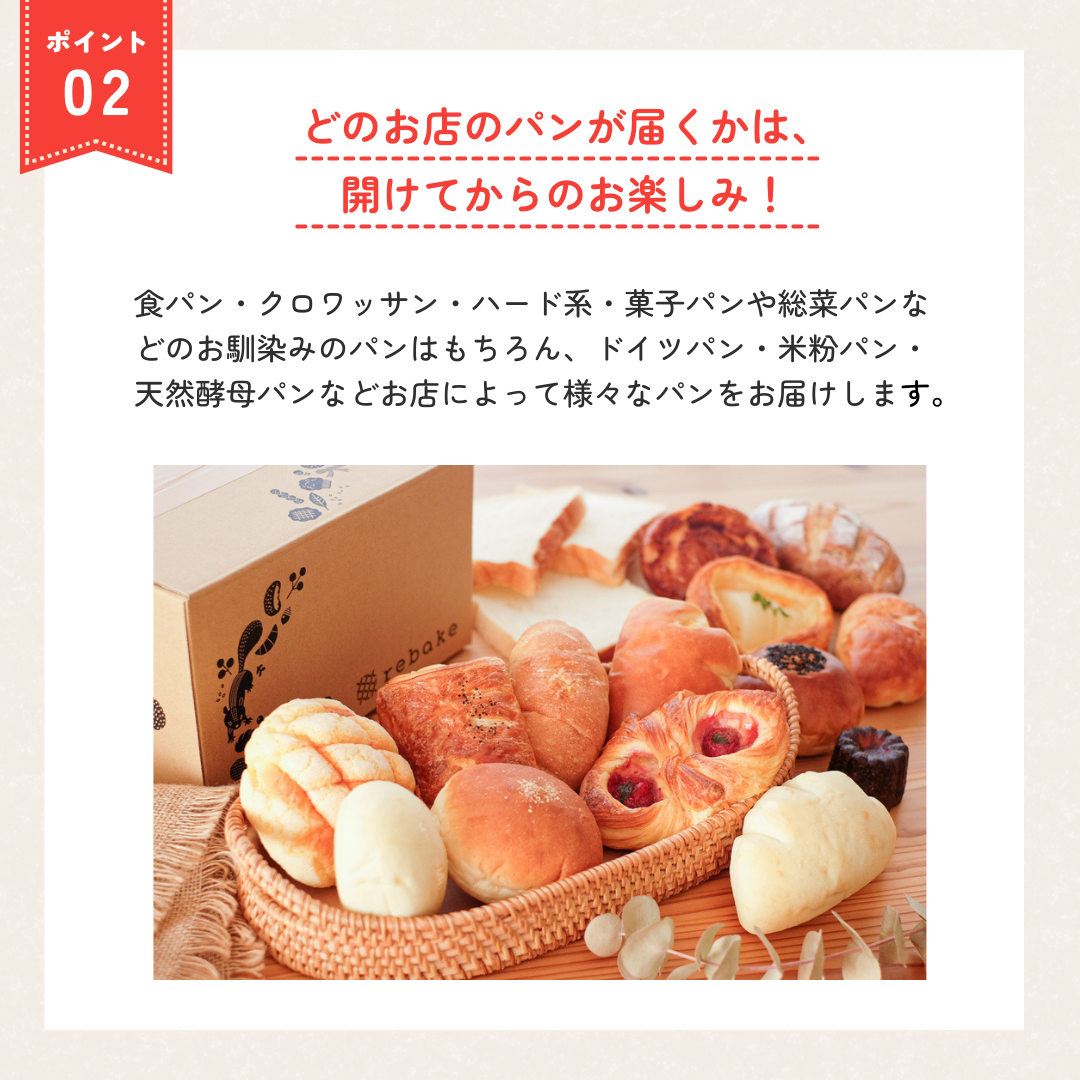 rebake×TSUNAGU tableおたのしみロスパンBOX