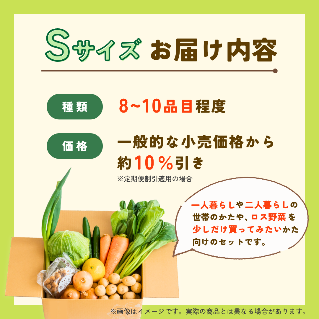 【つなぐ おやさい】規格外お野菜BOX
