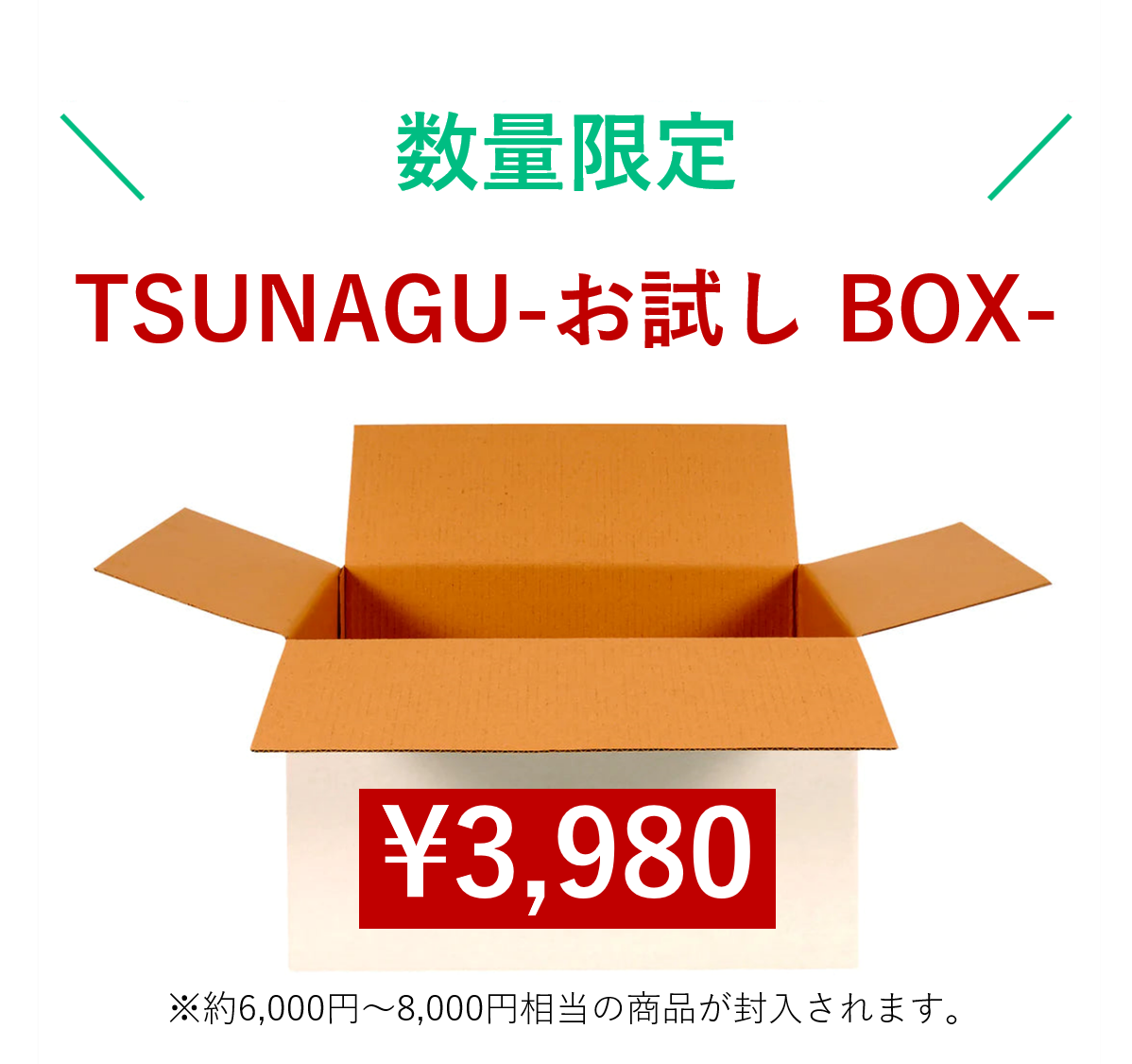6月発送分!TSUNAGU-お試し BOX-