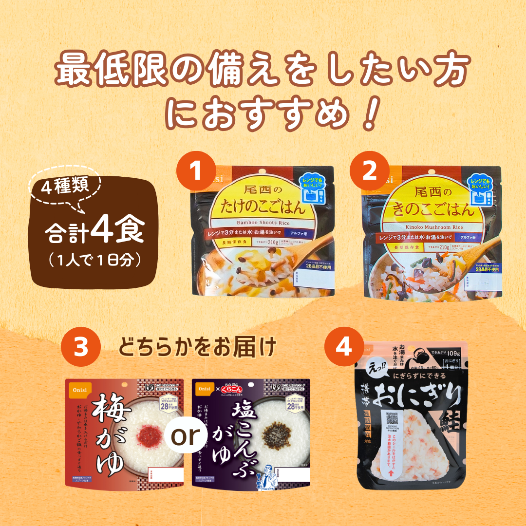 おためし非常食セット