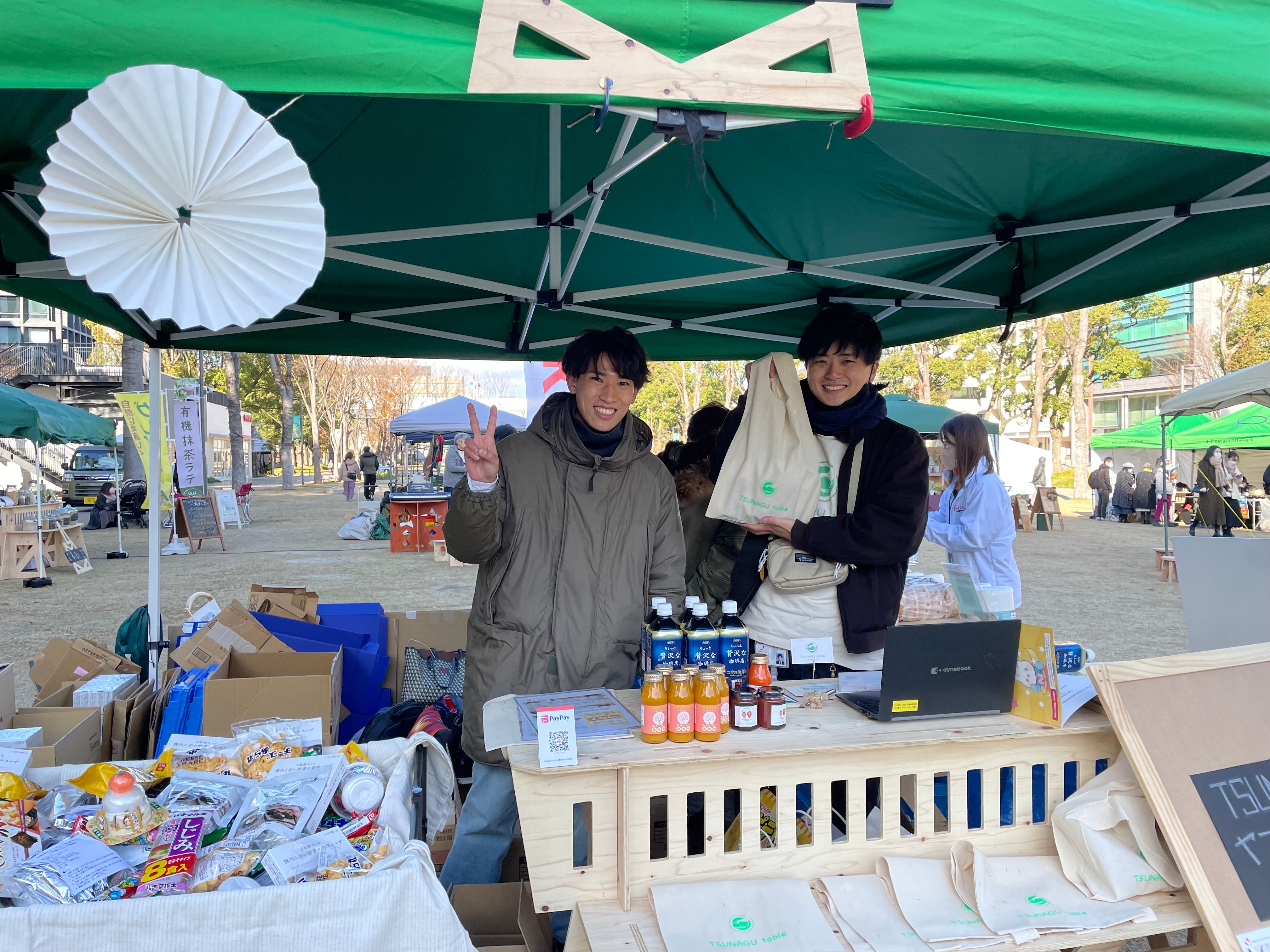 １２月のエシカルツキイチマルシェに出店しました♪