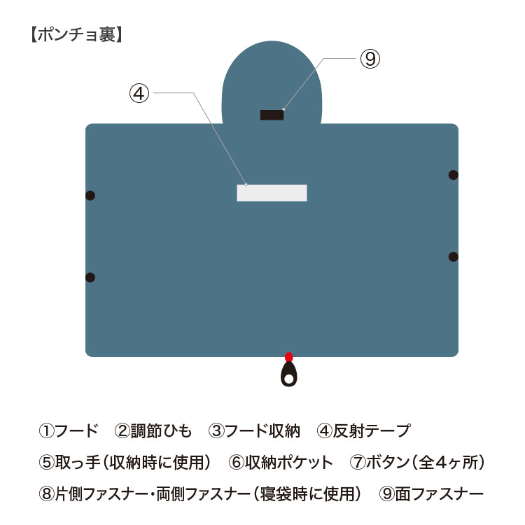 ★SONAENO クッション型着られる寝袋