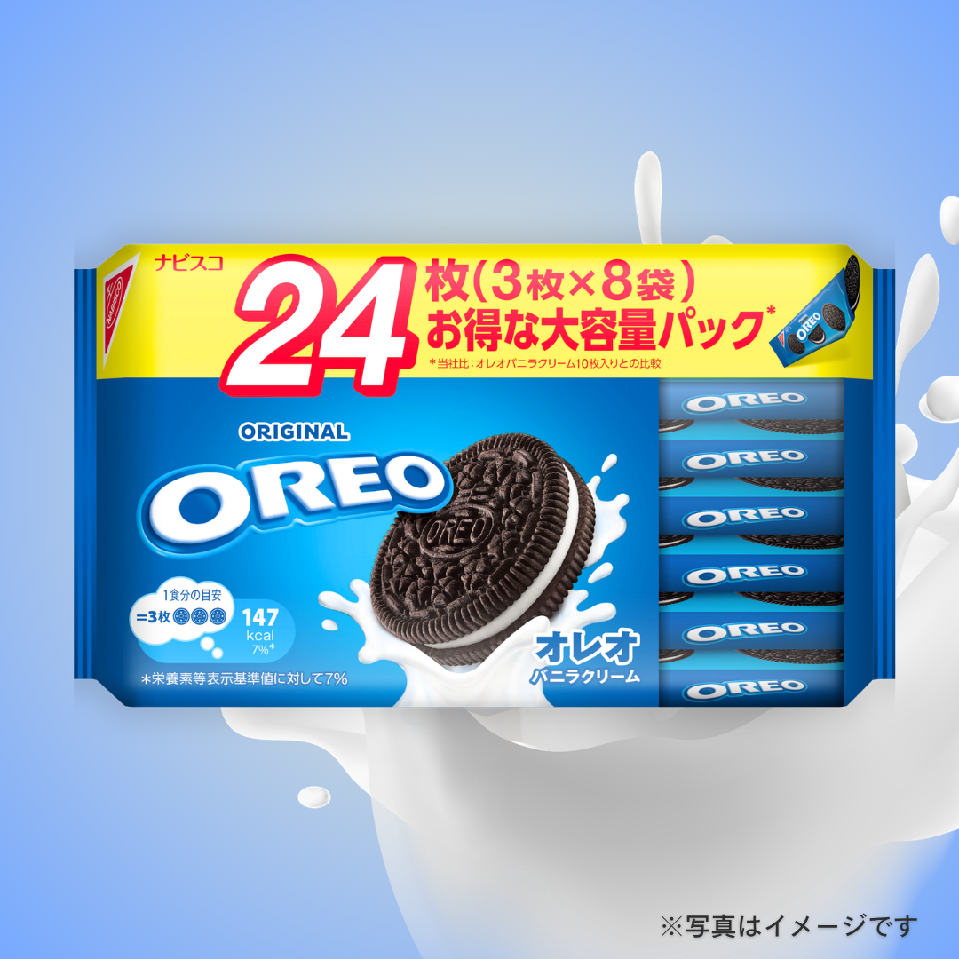 モンデリーズ・Ｊ オレオ ファミリーパック バニラクリーム （24枚）