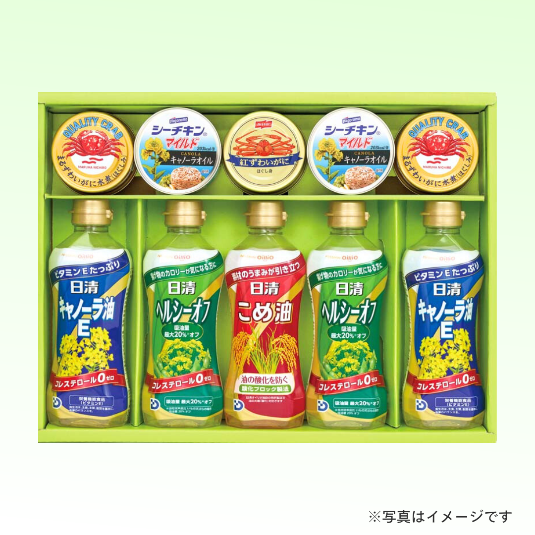 日清オイル＆かに缶バラエティギフト KTA-60P