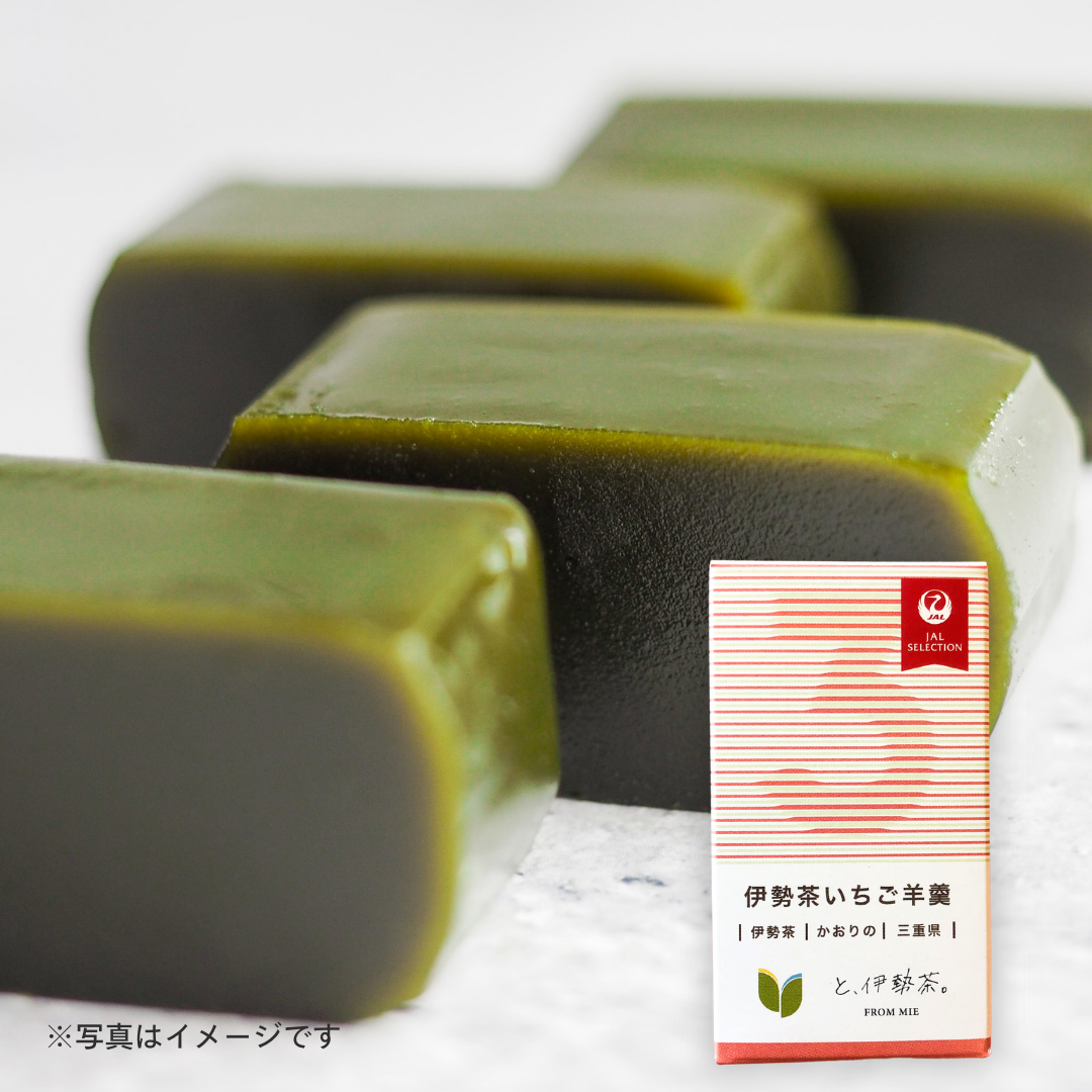 新緑茶房　伊勢茶いちご羊羹100g［2個セットで注文可能］