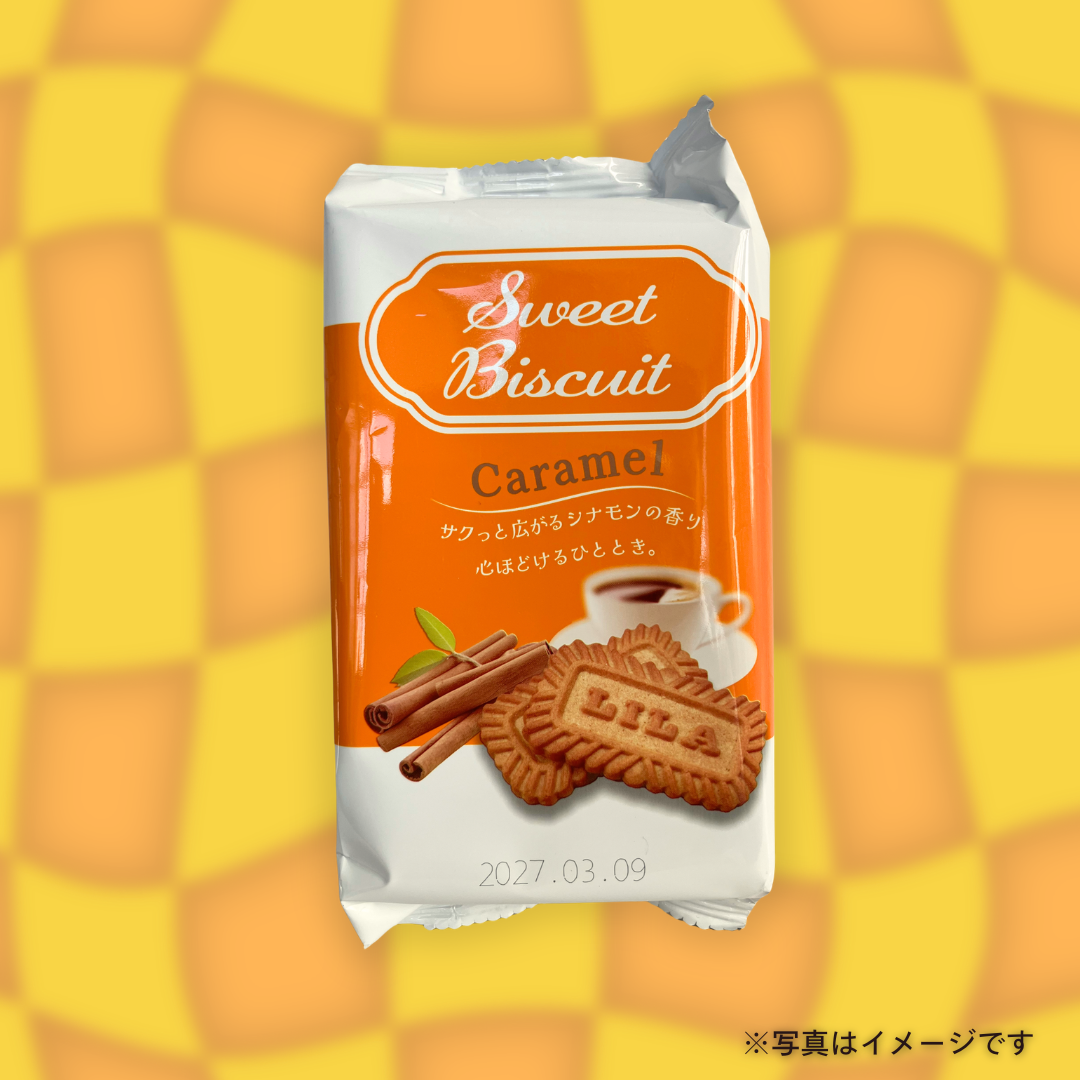 キャラメルスイートビスケット 100g