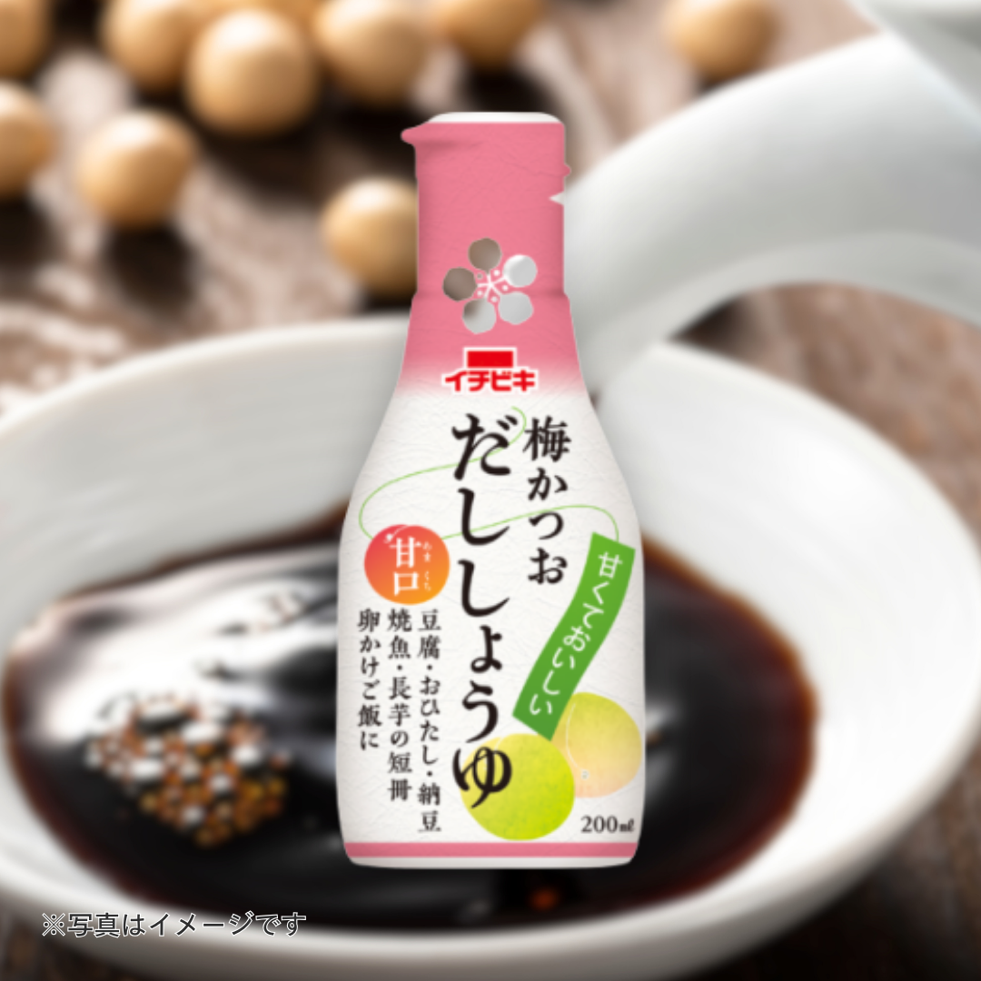 イチビキ　梅かつおだし醤油200ｍｌ［4個セットで注文可能］［カテエネ限定セール］