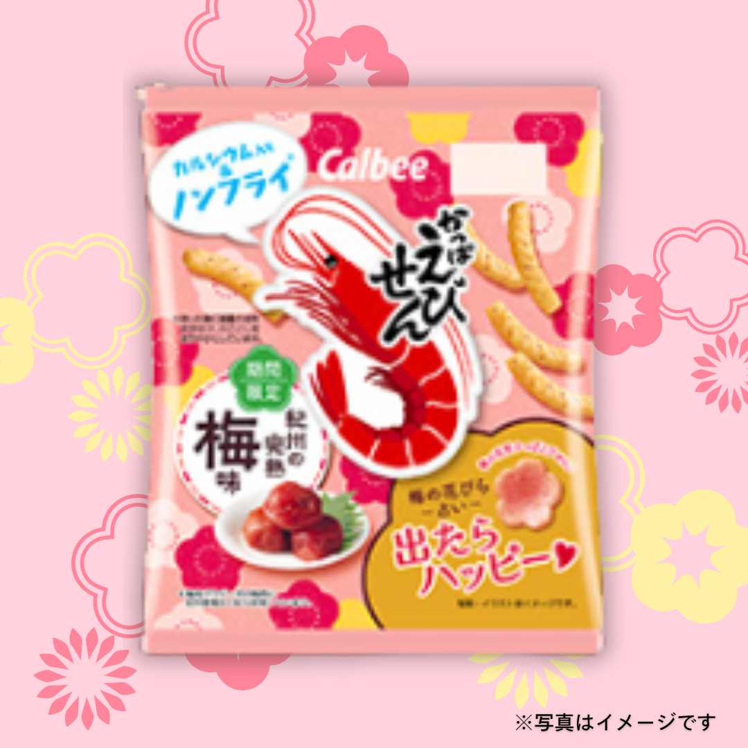 カルビー　かっぱえびせん 紀州の完熟梅 64g