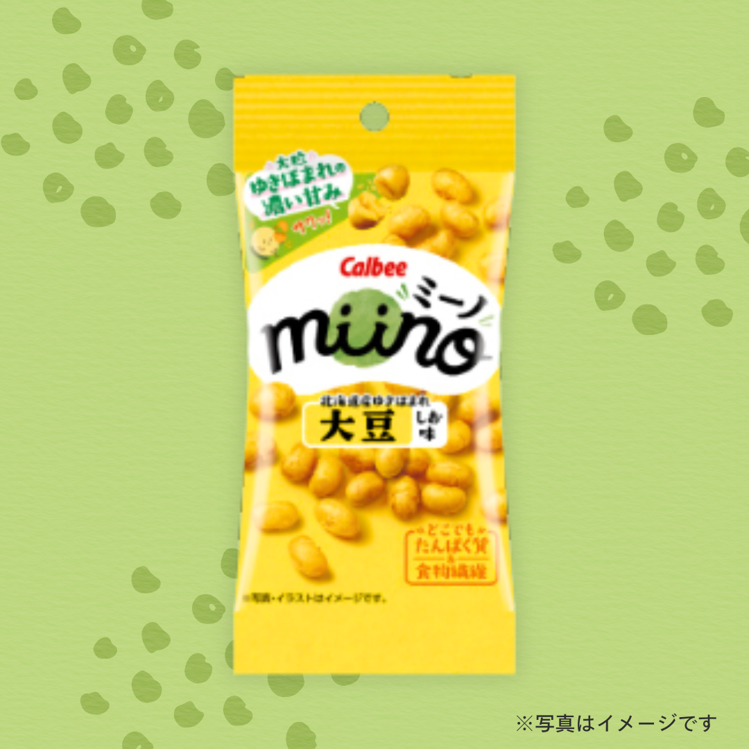 カルビー　ｍｉｉｎｏ大豆しお味 スリム 22g