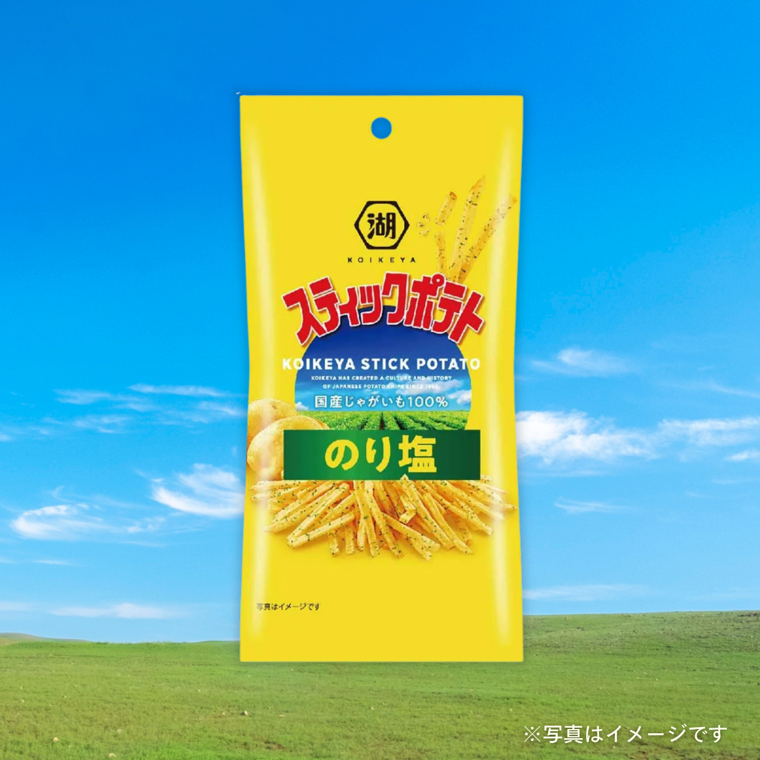 湖池屋 スリムバッグ スティックポテト のり塩 34g