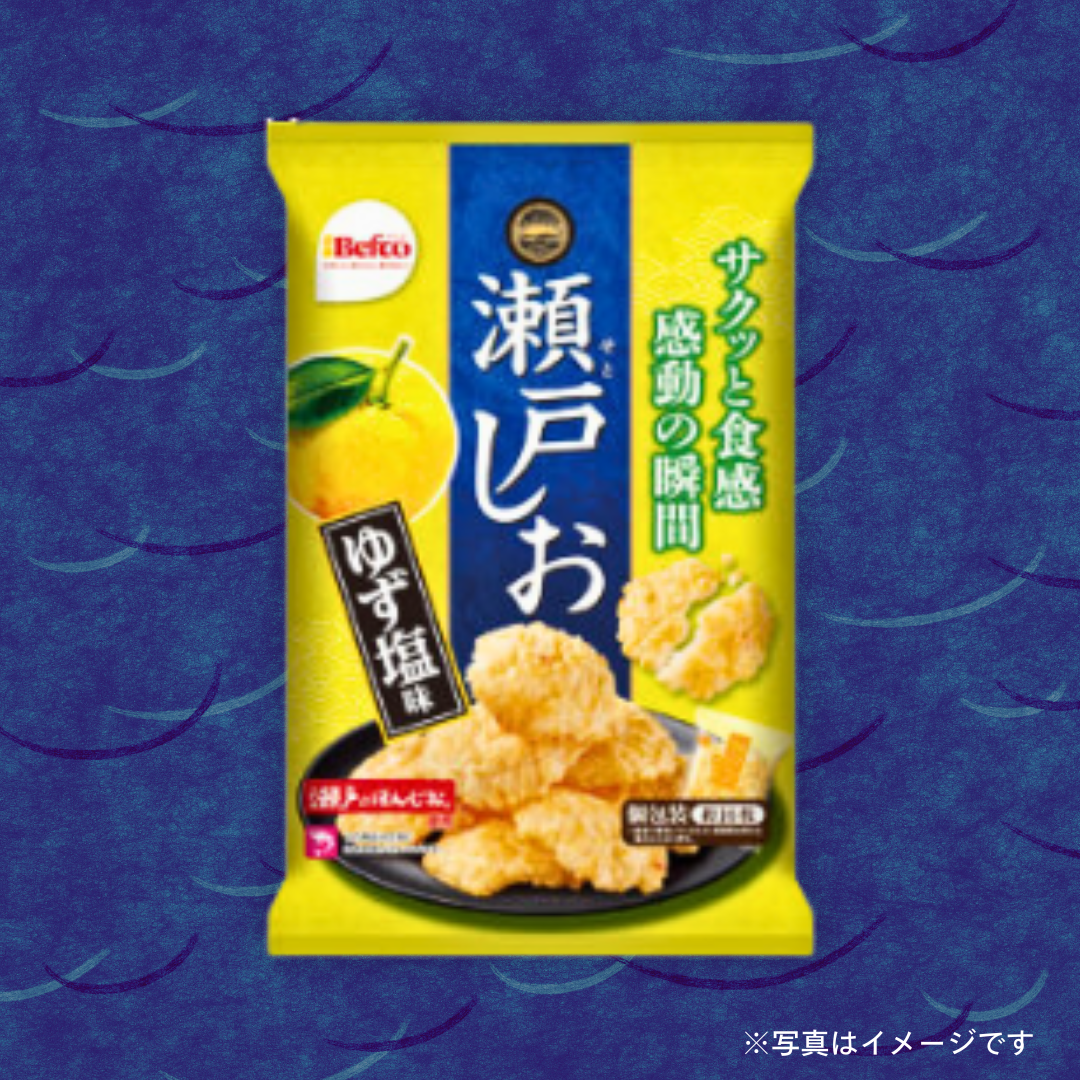 栗山米菓　瀬戸しお ゆず塩味 83g
