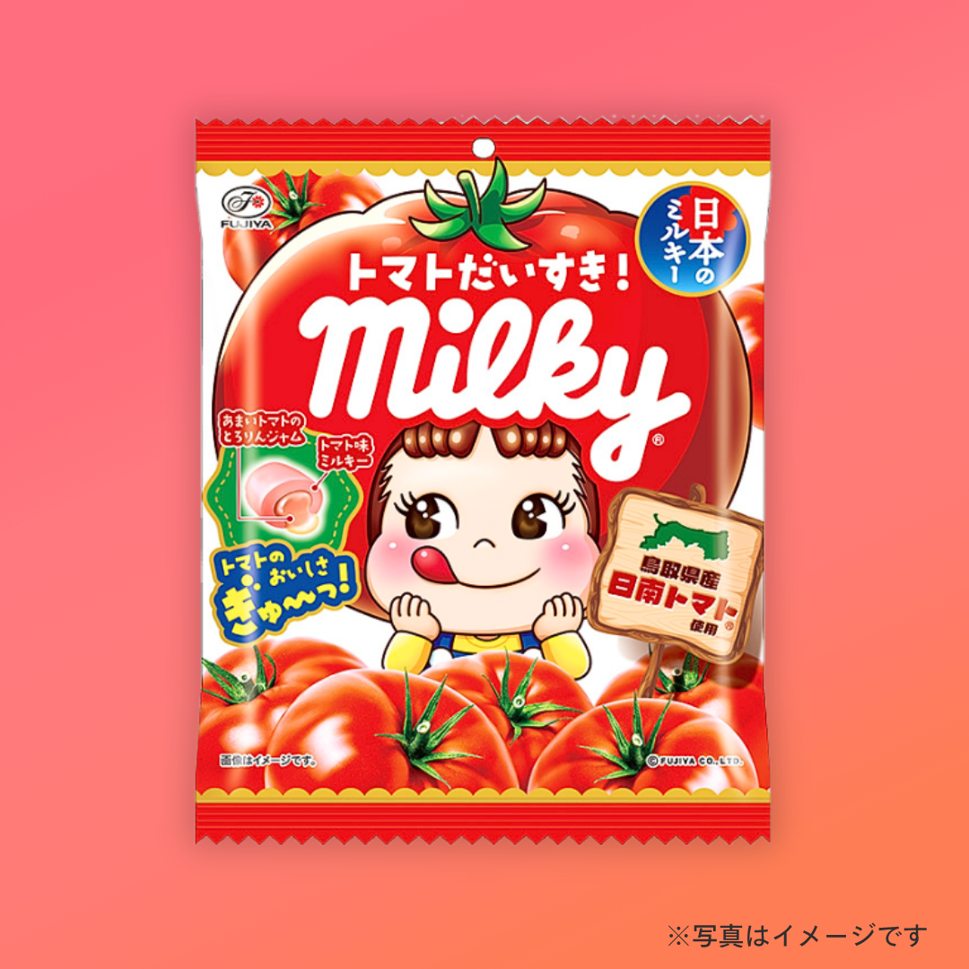 不二家　トマトだいすき！ミルキー袋 62g