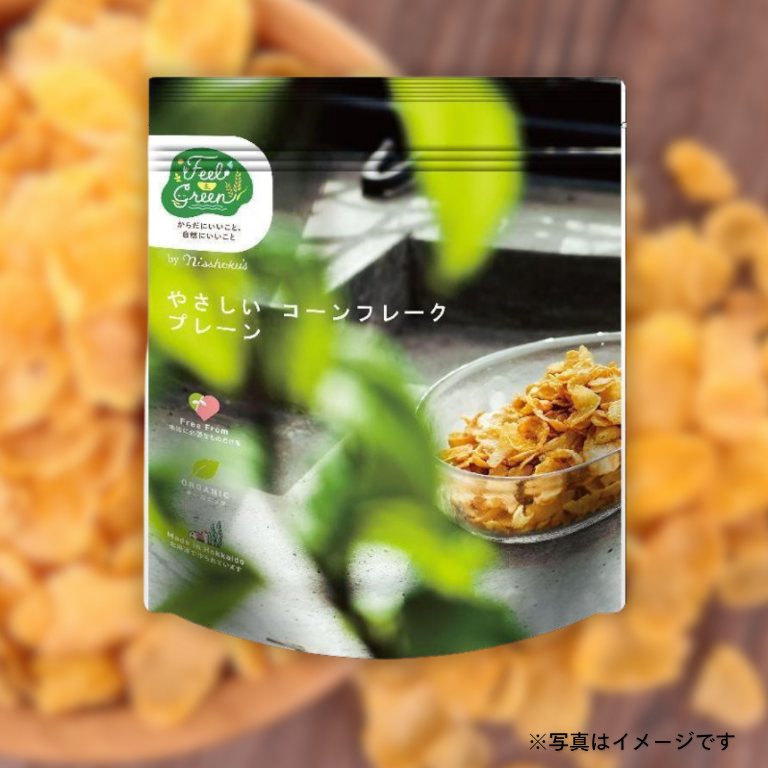 日本食品製造　やさしいコーンフレーク（プレーン）120g