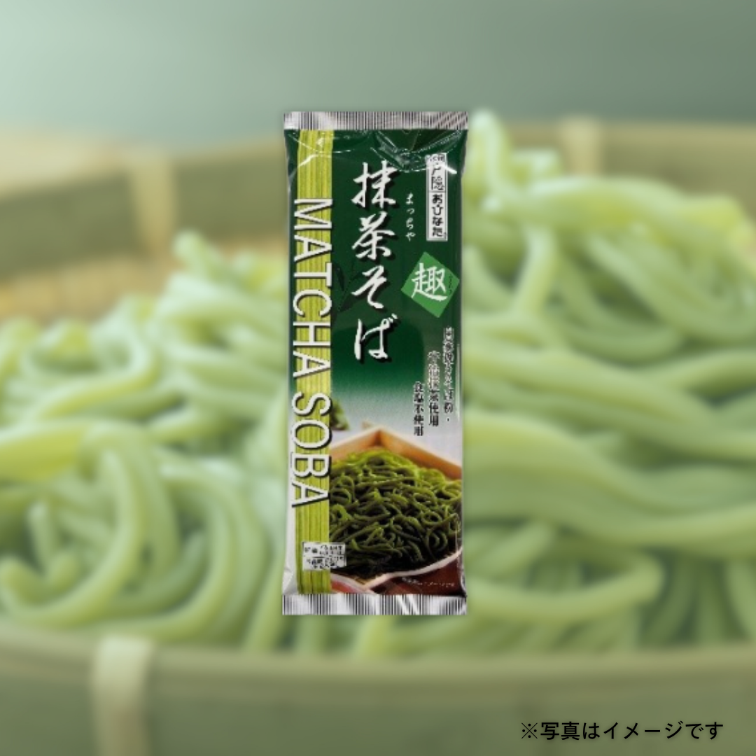 おびなた　趣の抹茶そば 200g