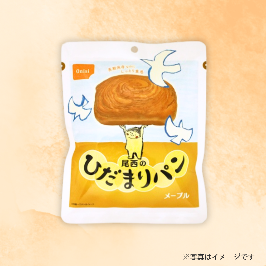 尾西食品　尾西のひだまりパン（メープル）70g