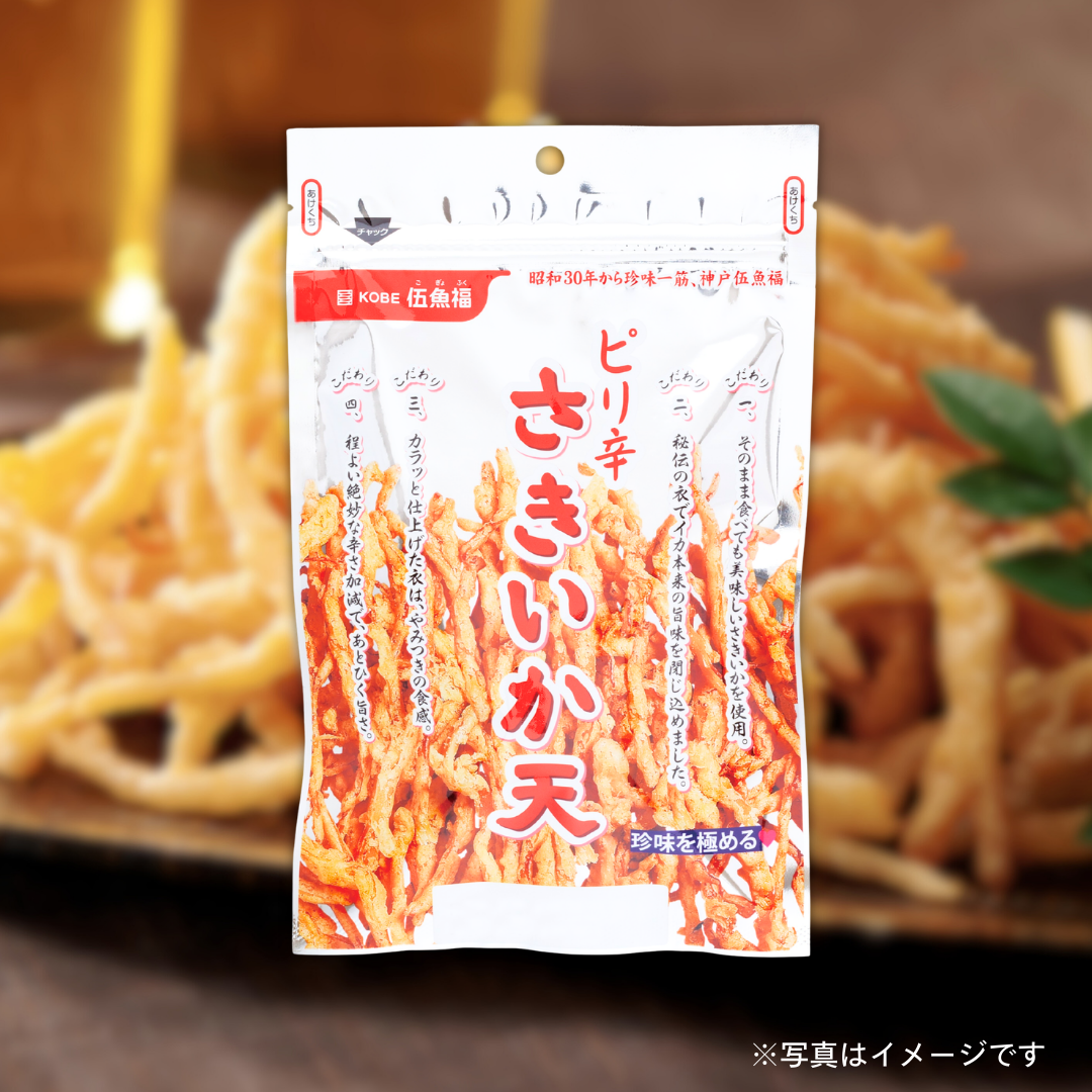 伍魚福　ピリ辛さきいか天 40ｇ