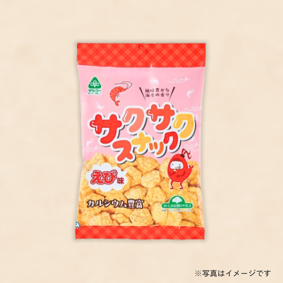 サンコー　サクサクスナック えび味 50ｇ
