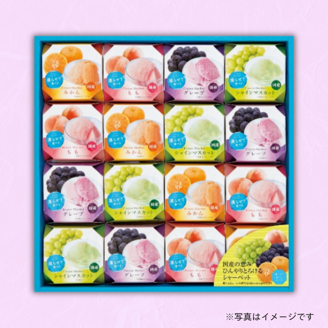 堂島ジョワイユ凍らせて食べるシャーベット１６個入　SHA-30