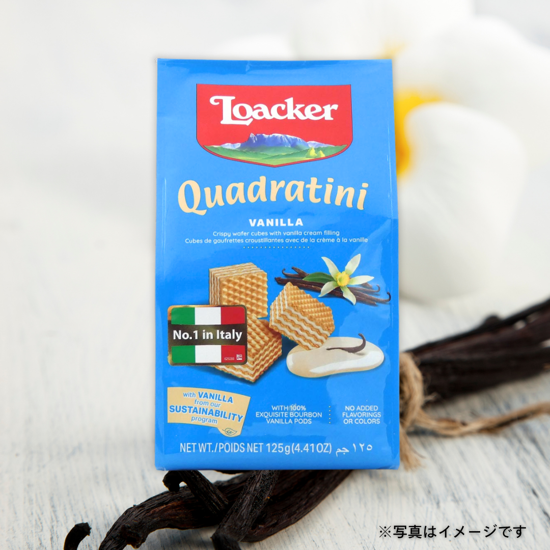 ロアカー　クワドラティーニ バニラ 125g