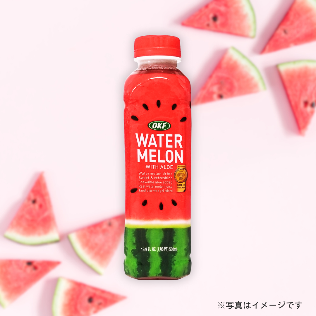 OKF　アロエ入りウォーターメロン 500ml