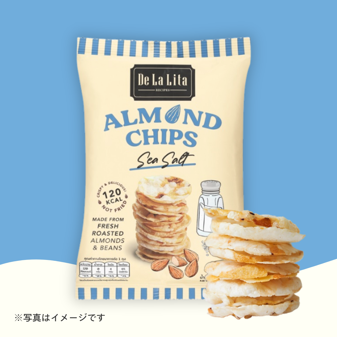 アーモンドチップス　シーソルト 25g（アーモンド8％を使用）［3個セットで注文可能］
