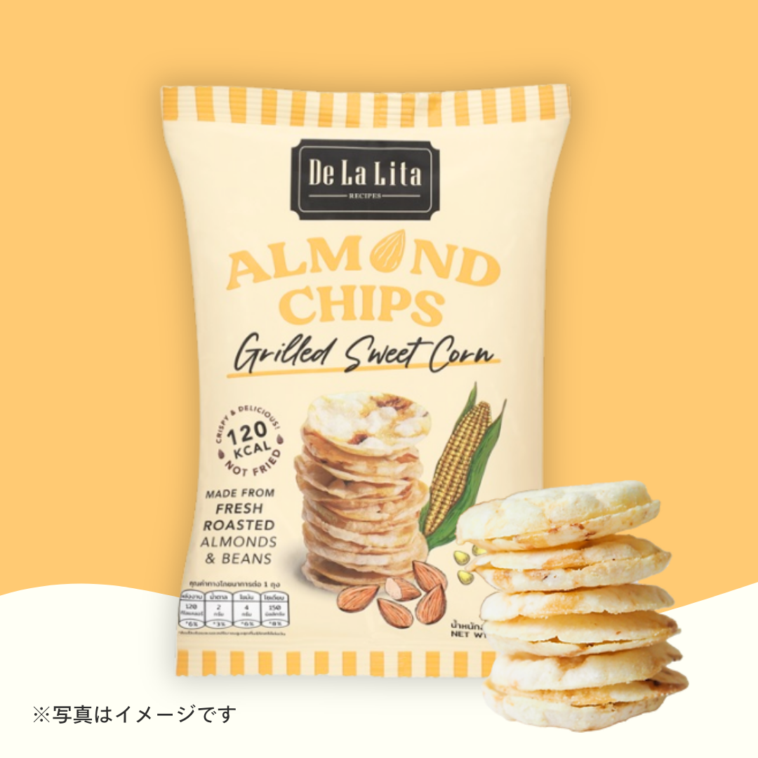 アーモンドチップス　スイートコーン風味 25g（アーモンド8％を使用）［3個セットで注文可能］