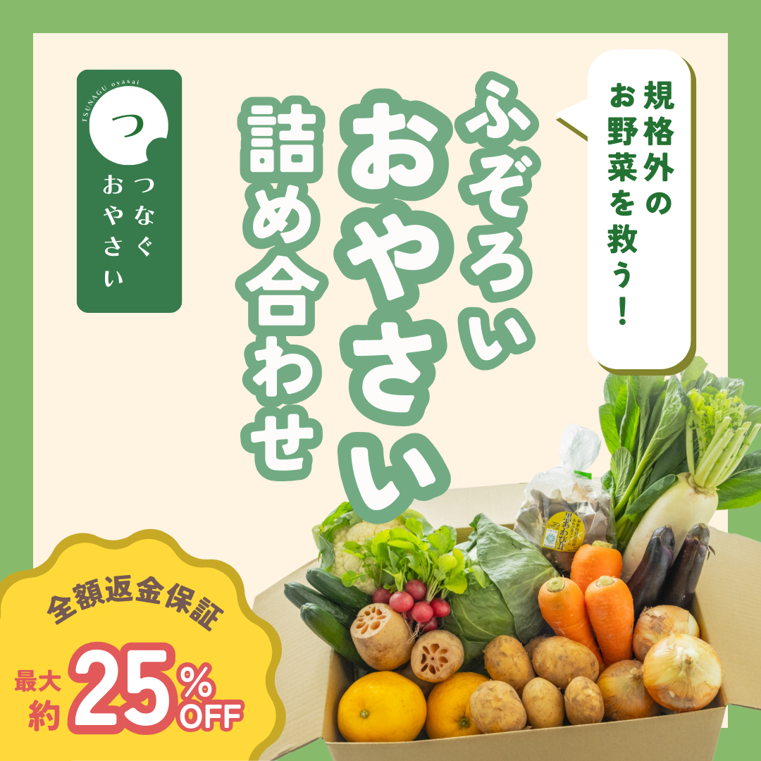 【つなぐ おやさい】規格外お野菜BOX