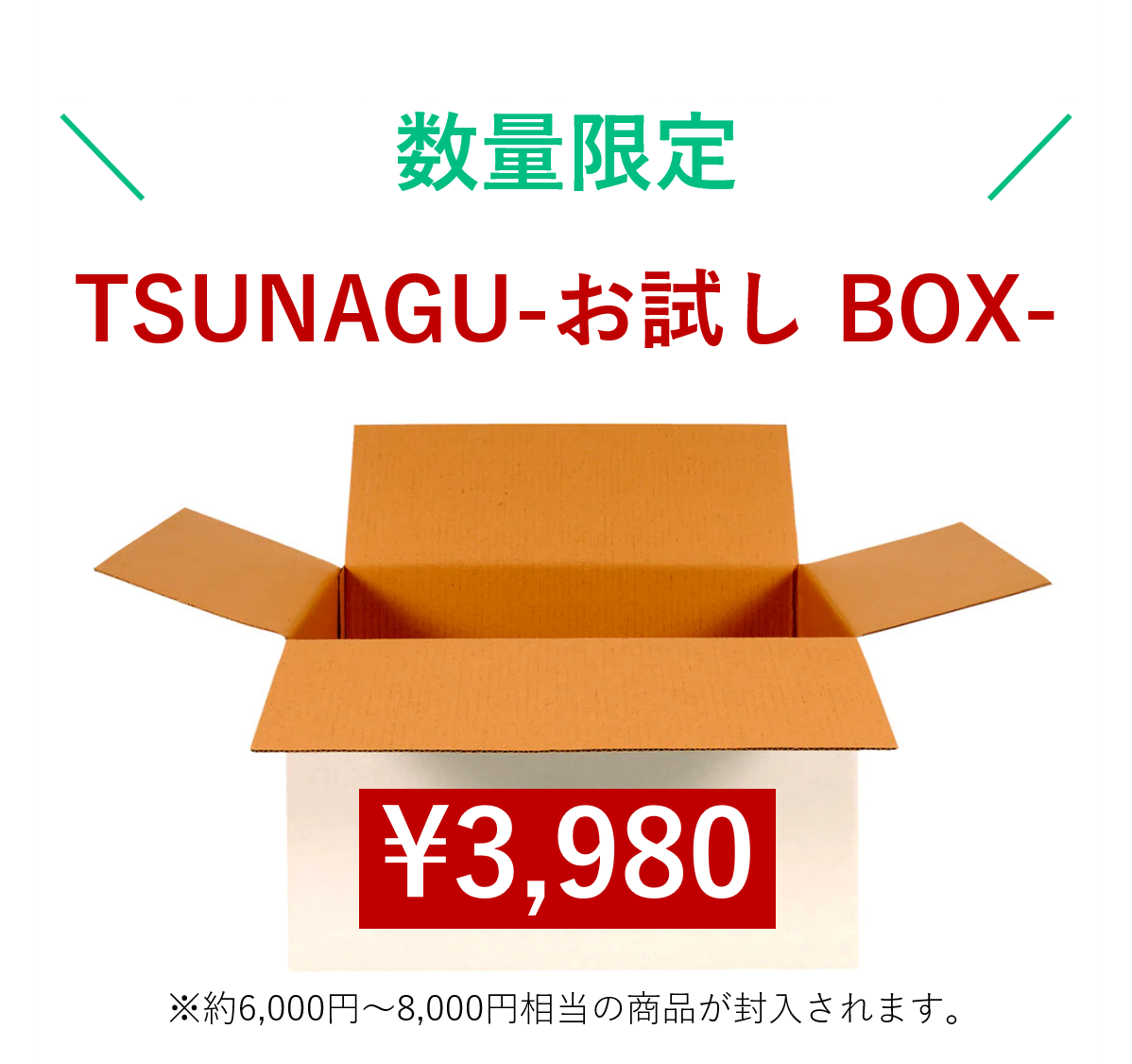 6月発送分！TSUNAGU-お試し BOX-