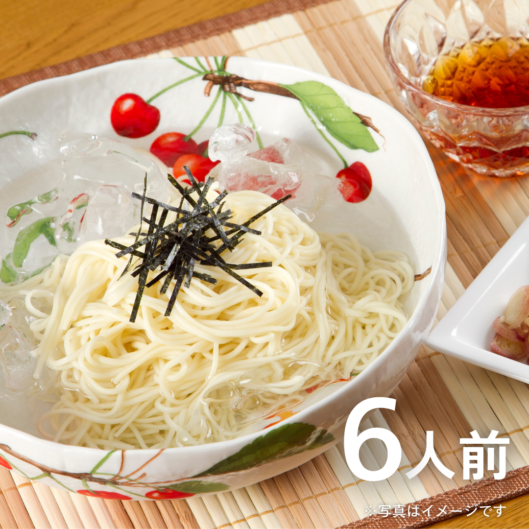 本場九州ラーメン専門店　冷やしつけ麺（九州ざるラーメン）(6人前)