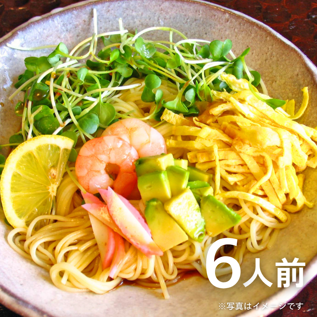 本場九州ラーメン専門店　冷やし中華 レモン味(6人前)