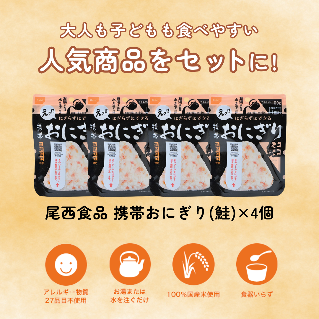 おにぎりセット（鮭のみ）