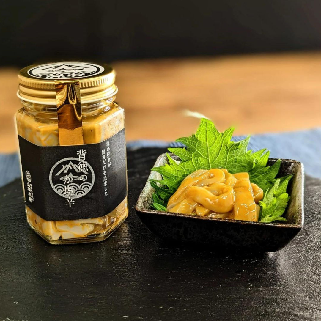 背徳のいか塩辛＋ごま香るやみつきゲソ 2本セット
