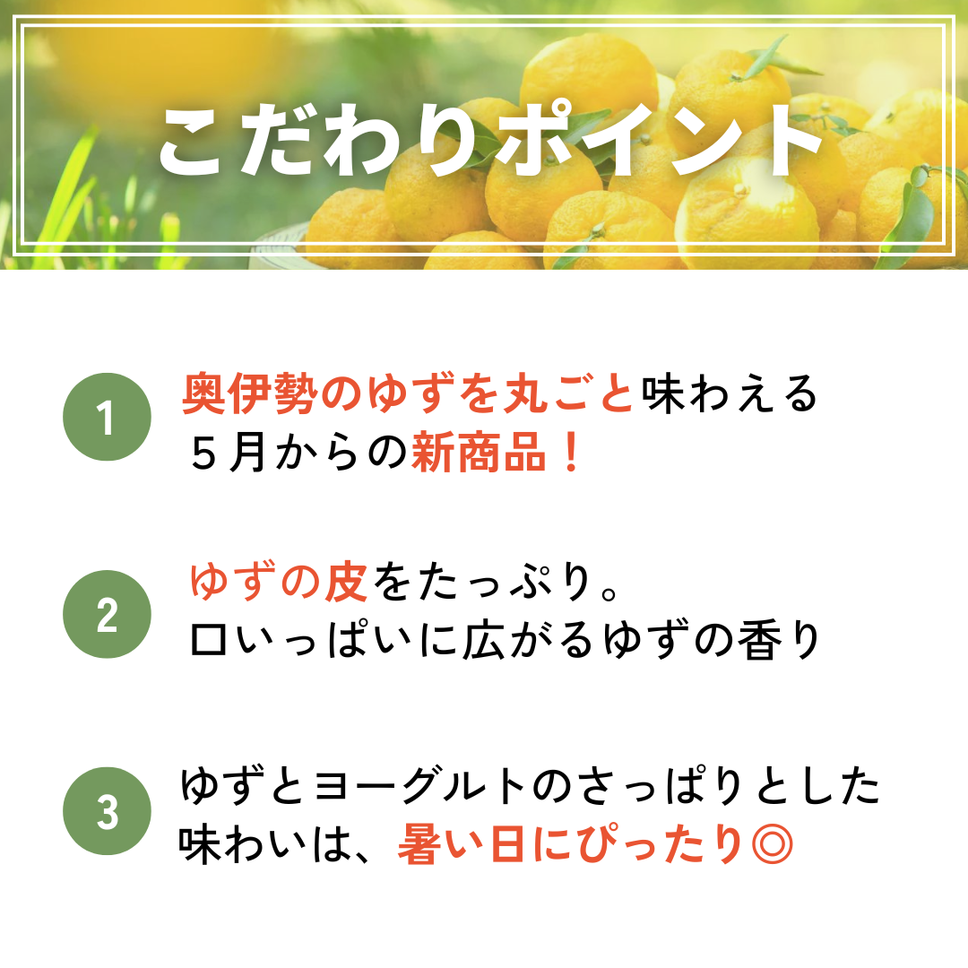奥伊勢ゆずのアイスケーキ 6個セット